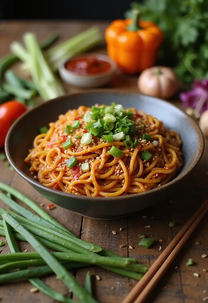 Flavorful Asian Noodle Recipes: Authentic Dishes from East to Southeast - 2. Spicy Szechuan Noodles