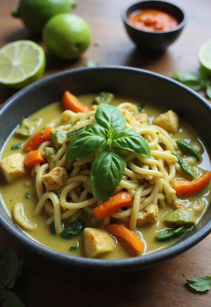 Flavorful Asian Noodle Recipes: Authentic Dishes from East to Southeast - 6. Thai Green Curry Noodles