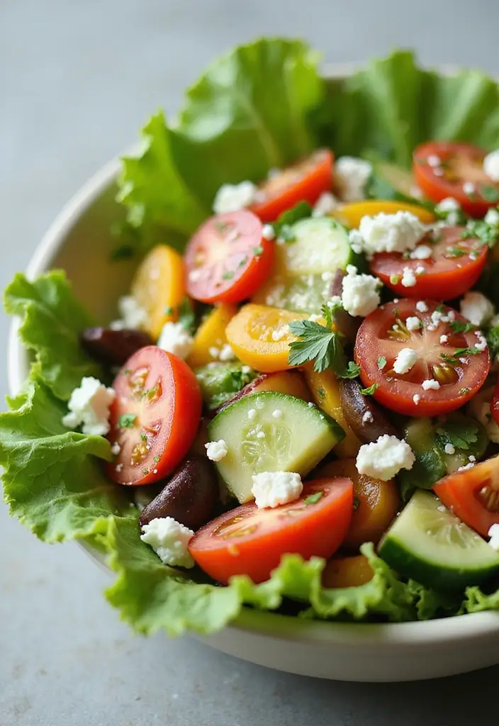 Fresh Lettuce Salad Recipes: Light and Crisp Ideas for Any Meal - 3. Mediterranean Quinoa Lettuce Salad