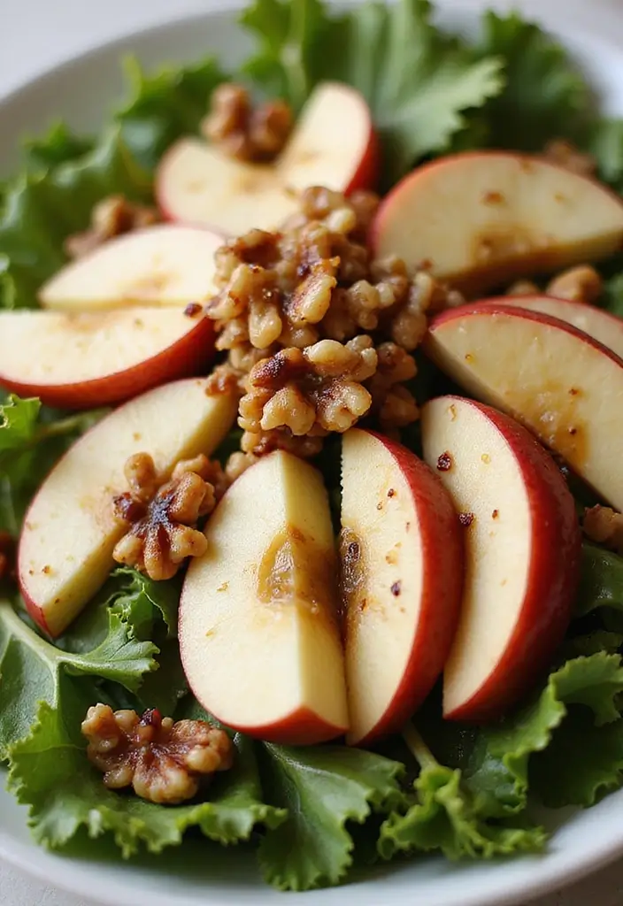 Fresh Lettuce Salad Recipes: Light and Crisp Ideas for Any Meal - 6. Apple Walnut Salad with Balsamic Vinaigrette
