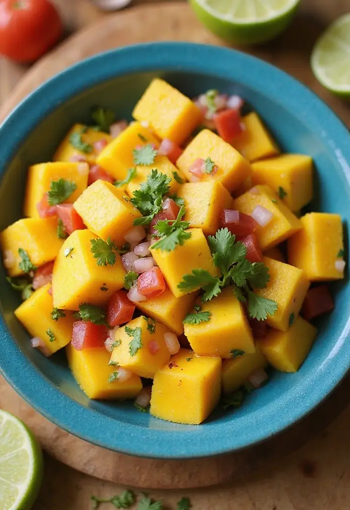 Fresh Raw Food Recipes: No-Cook Vegan Delights - 3. Refreshing Mango Salsa