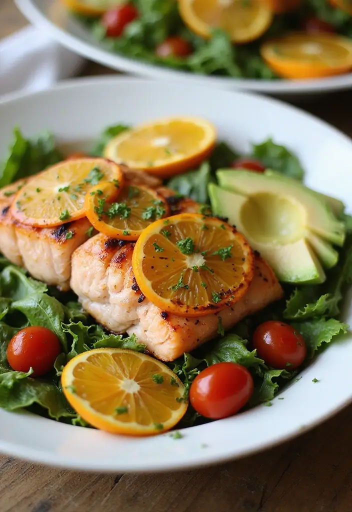 Fresh Salmon Salad Recipes: Omega-Rich Lunch Ideas - 1. Citrus Grilled Salmon Salad