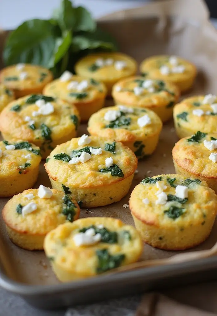 Fueling High Protein Low Carb Recipes: Healthy and Satisfying Options - 3. Egg Muffins with Spinach and Feta