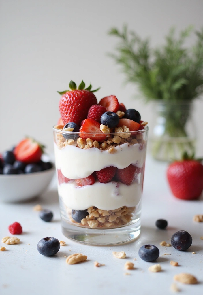 Fueling High Protein Low Carb Recipes: Healthy and Satisfying Options - 5. Greek Yogurt Parfait