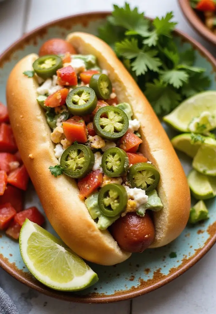 Fun Hot Dog Recipes: Gourmet Toppings and Wraps - 1. The Southwest Fiesta Dog