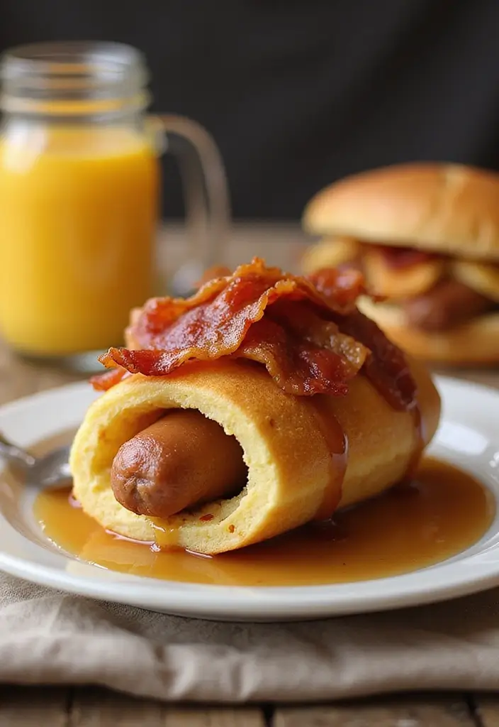 Fun Hot Dog Recipes: Gourmet Toppings and Wraps - 9. The Breakfast Dog