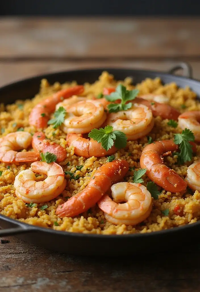 Gathering Dinner Recipes for Family: Shared Table Favorites - 6. Shrimp Paella
