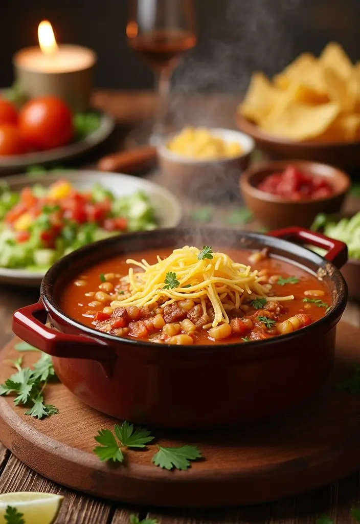 Gathering Dinner Recipes for Family: Shared Table Favorites - 8. Easy Taco Soup