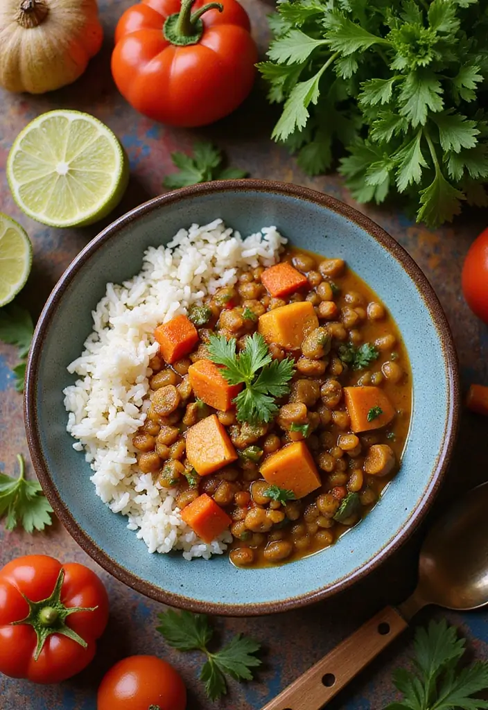 Gathering Dinner Recipes for Family: Shared Table Favorites - 9. Lentil and Vegetable Curry