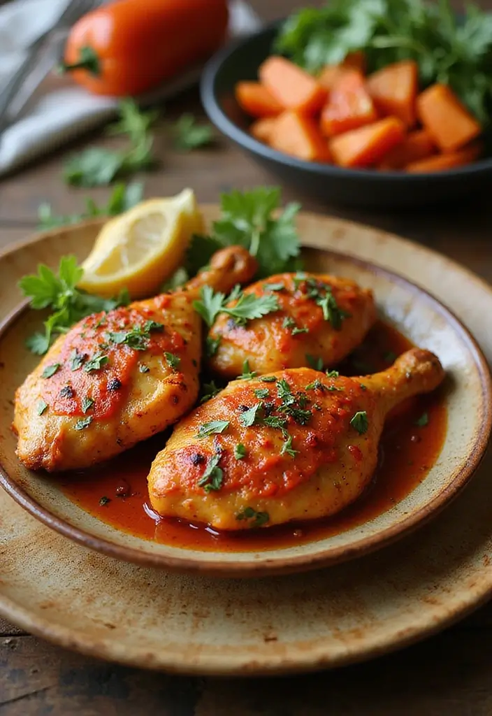 Golden Baked Chicken Recipes: Oven-Perfected Poultry - 3. Spicy Paprika Baked Chicken