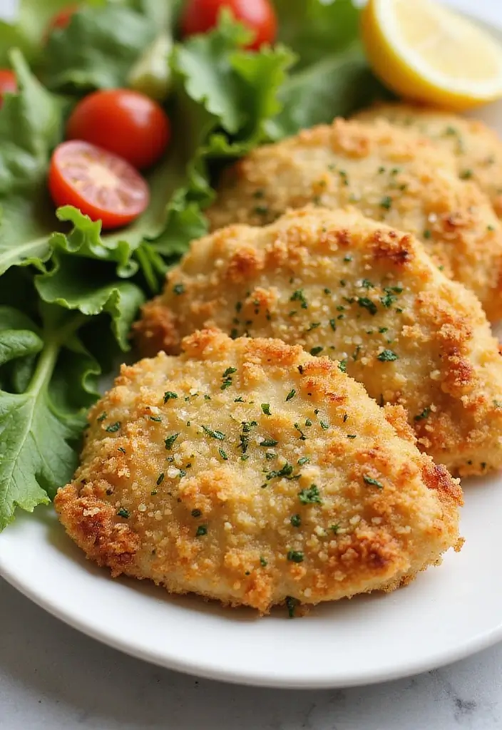 Golden Baked Chicken Recipes: Oven-Perfected Poultry - 4. Garlic Parmesan Crusted Chicken