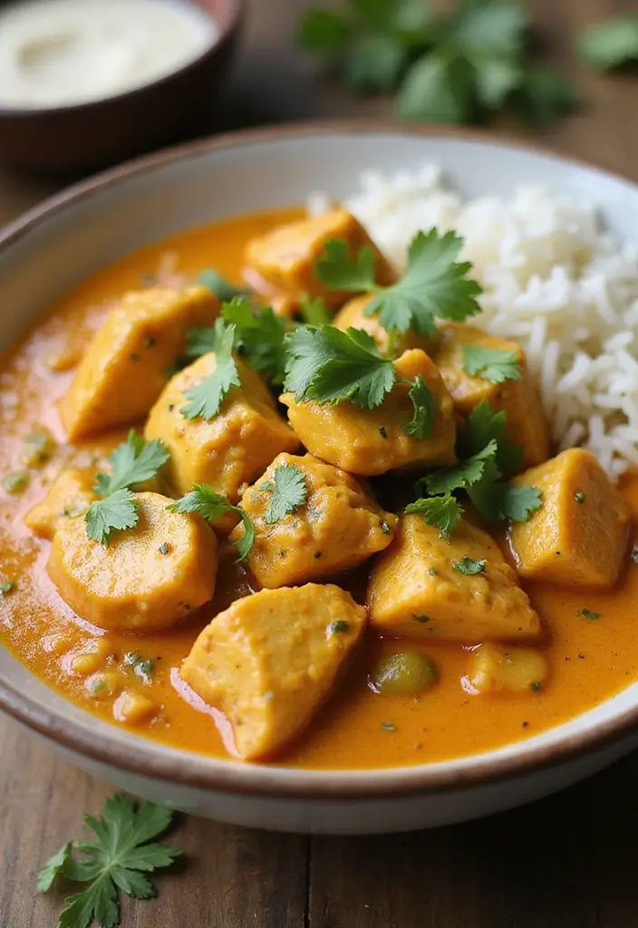 Golden Baked Chicken Recipes: Oven-Perfected Poultry - 9. Coconut Curry Chicken