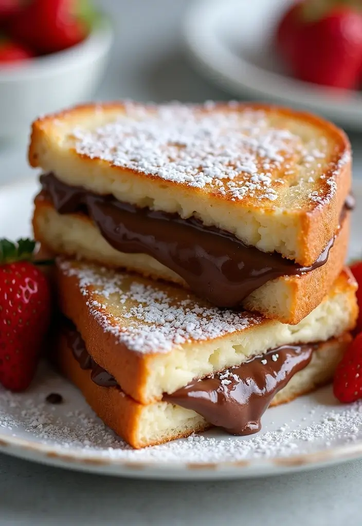 Gooey Grilled Cheese Recipes: Elevated Twists on a Childhood Favorite - 10. Nutella and Brie Grilled Cheese