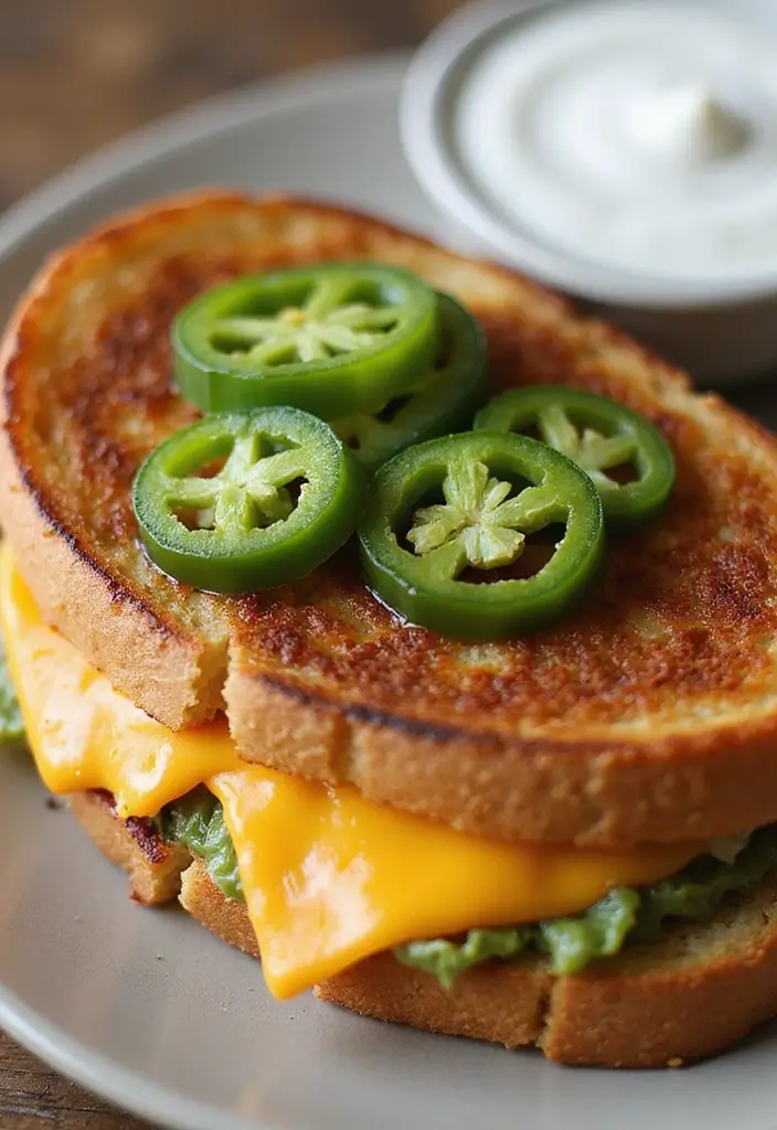Gooey Grilled Cheese Recipes: Elevated Twists on a Childhood Favorite - 3. Spicy Jalapeño Grilled Cheese