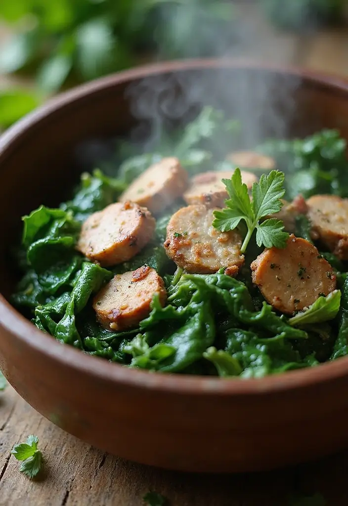 Heartwarming Soul Food Recipes: Traditional Southern Comforts - 1. Healthy Collard Greens with Smoked Turkey