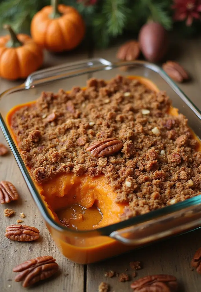 Heartwarming Soul Food Recipes: Traditional Southern Comforts - 2. Sweet Potato Casserole with a Crunchy Topping