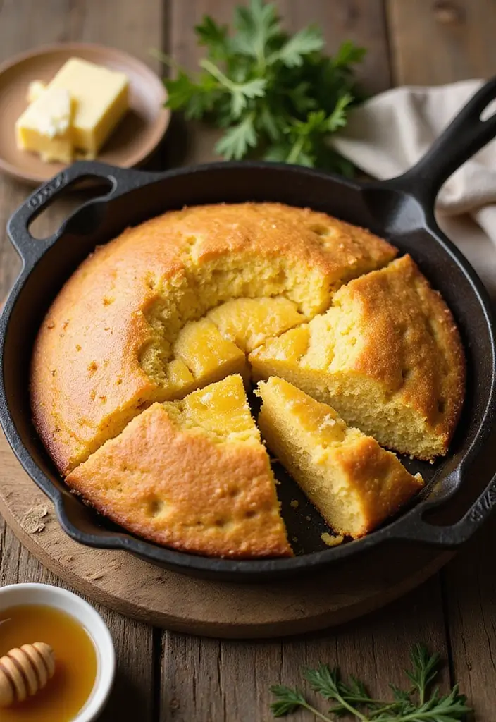 Heartwarming Soul Food Recipes: Traditional Southern Comforts - 3. Buttermilk Cornbread Made Guilt-Free
