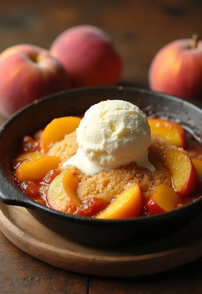 Heartwarming Soul Food Recipes: Traditional Southern Comforts - 7. Classic Peach Cobbler – A Sweet Finish