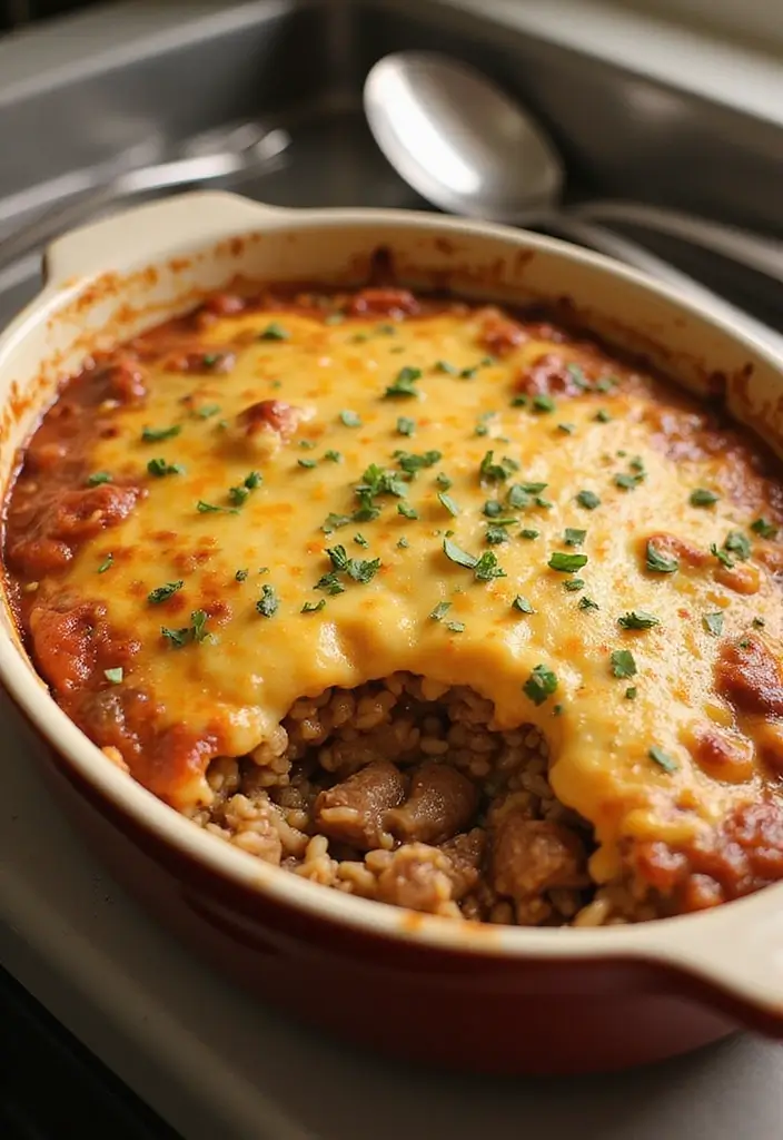 Hearty Ground Beef and Rice Recipes: One-Pot Wonders for Dinner - 2. Beef and Rice Casserole