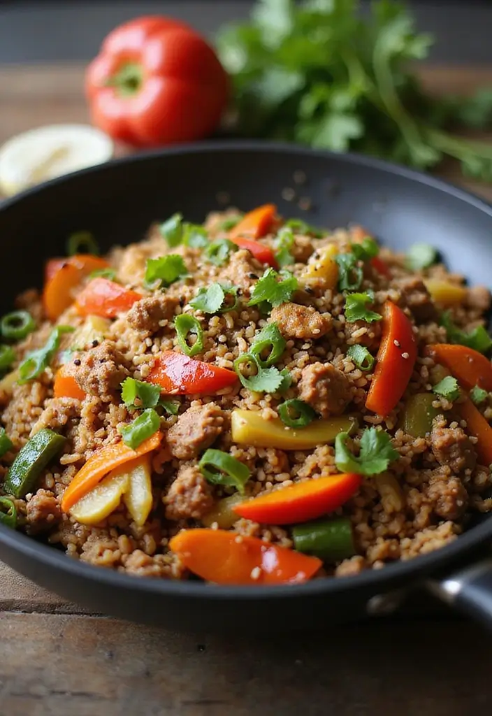 Hearty Ground Beef and Rice Recipes: One-Pot Wonders for Dinner - 4. Beef and Rice Stir-Fry