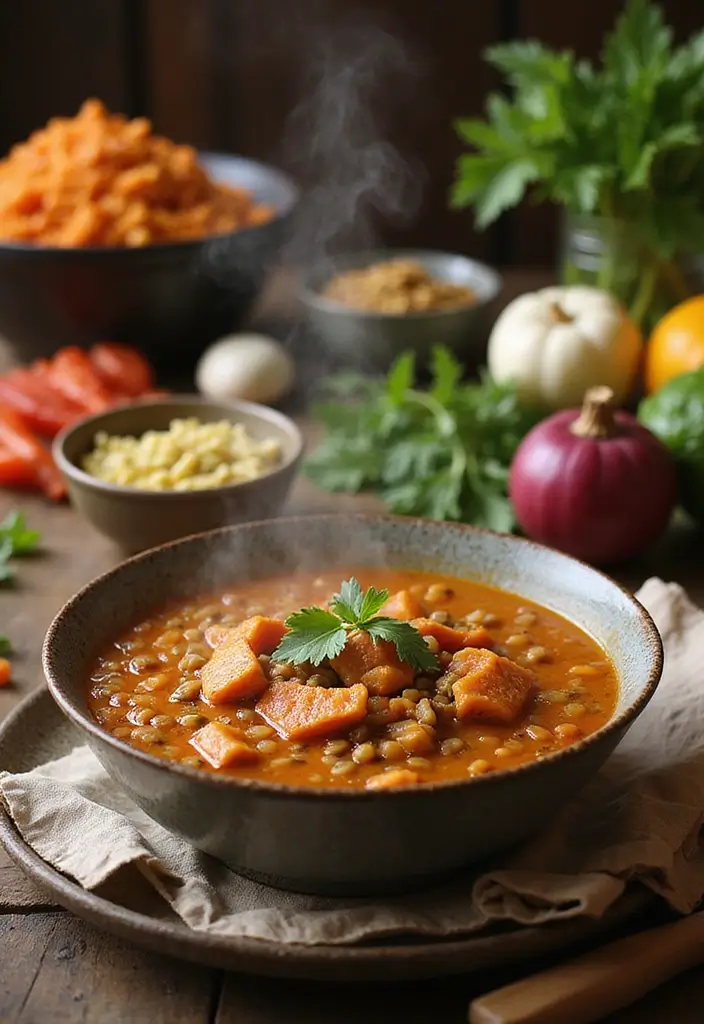 Hearty Ground Turkey Soup Recipes: Nutritious and Comforting Bowls - 10. Spicy Turkey and Lentil Soup