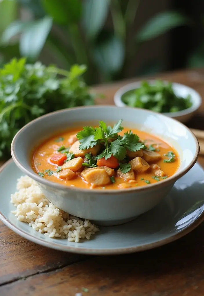 Hearty Ground Turkey Soup Recipes: Nutritious and Comforting Bowls - 4. Thai Turkey Coconut Soup