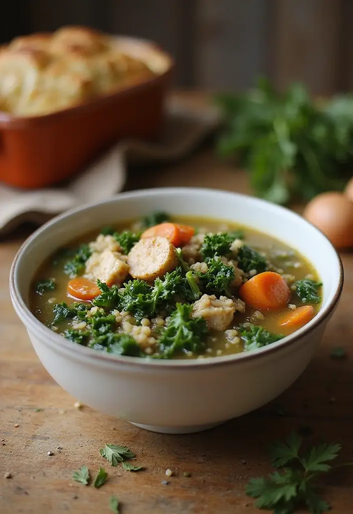 Hearty Ground Turkey Soup Recipes: Nutritious and Comforting Bowls - 7. Turkey and Quinoa Soup