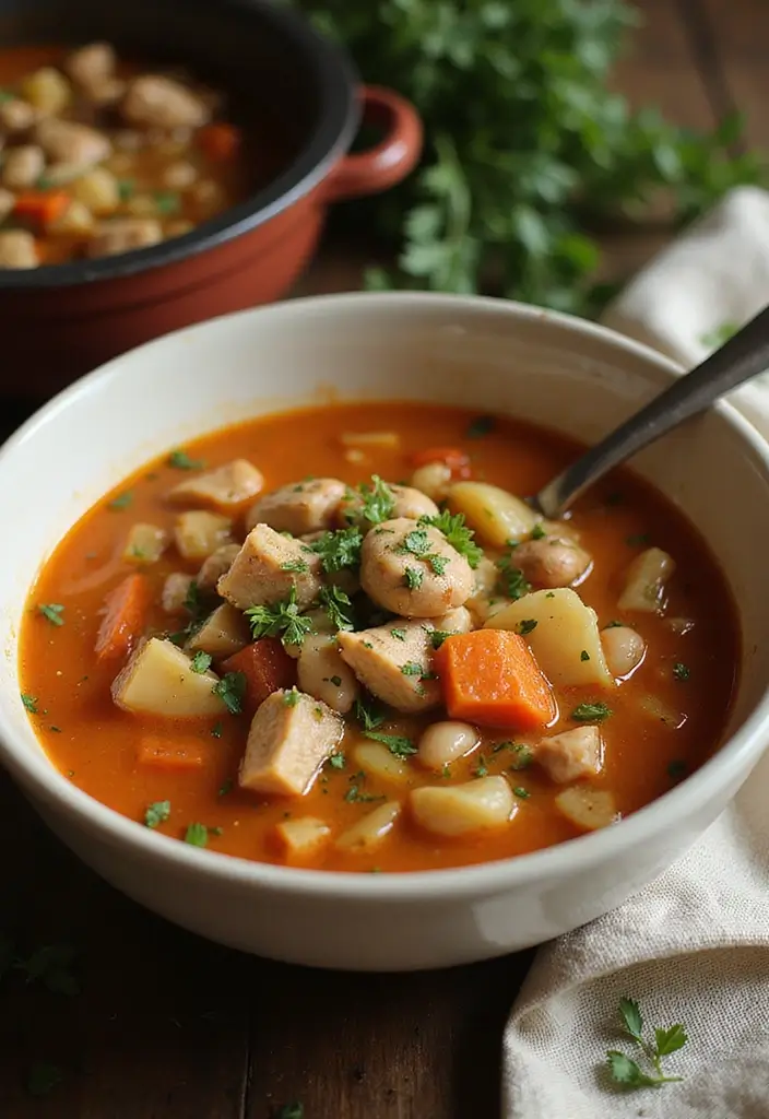 Hearty Ground Turkey Soup Recipes: Nutritious and Comforting Bowls - 9. Hearty Bean and Turkey Soup