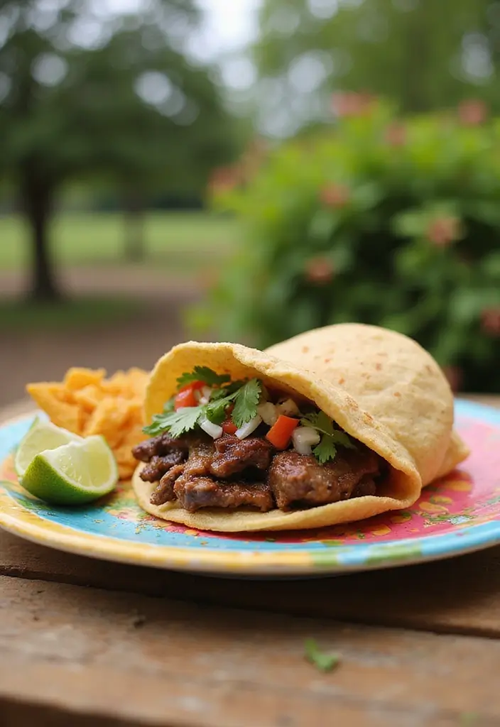 Hearty Steak Sandwich Recipes: Loaded with Flavor - 10. Steak Tacos Sandwich