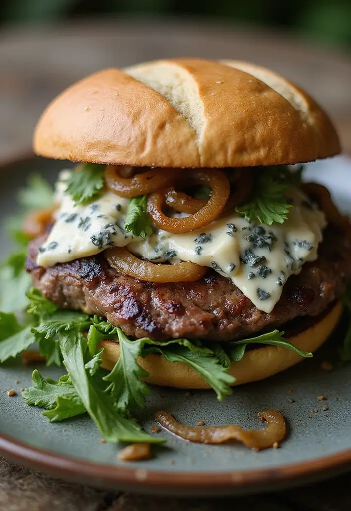 Hearty Steak Sandwich Recipes: Loaded with Flavor - 6. Steak and Blue Cheese Sandwich
