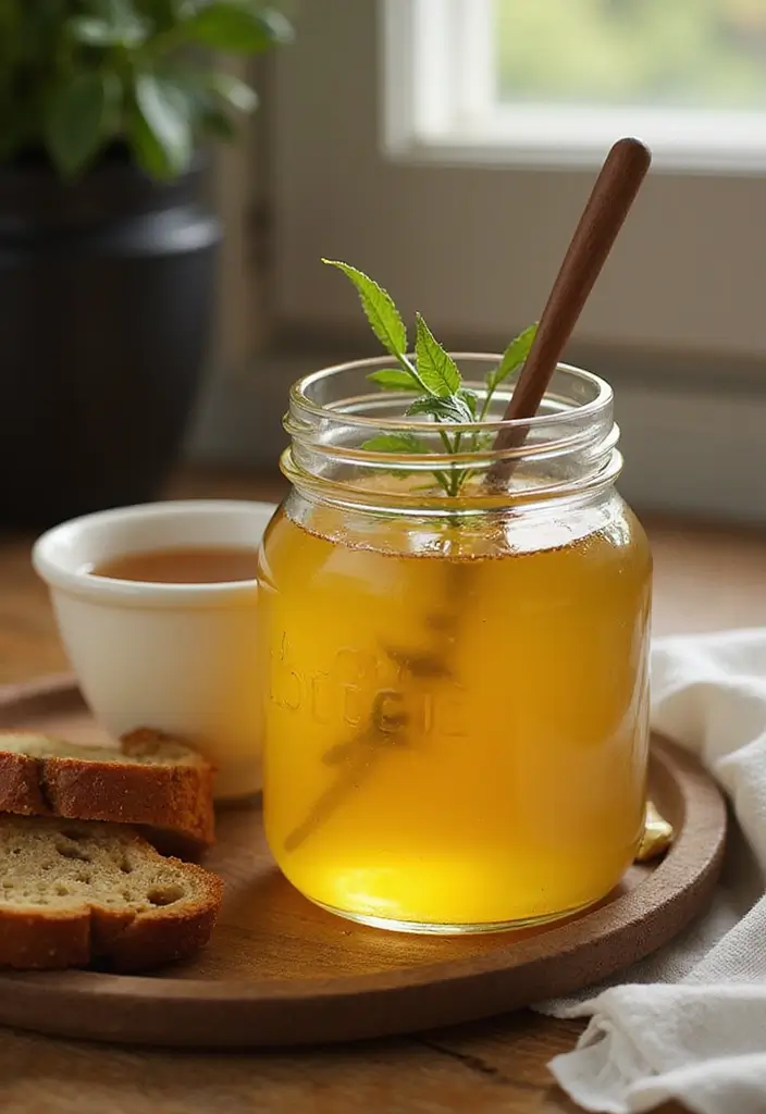Herbal Lemon Balm Recipes: Fresh Infusions and Culinary Uses - 7. Lemon Balm-Infused Honey
