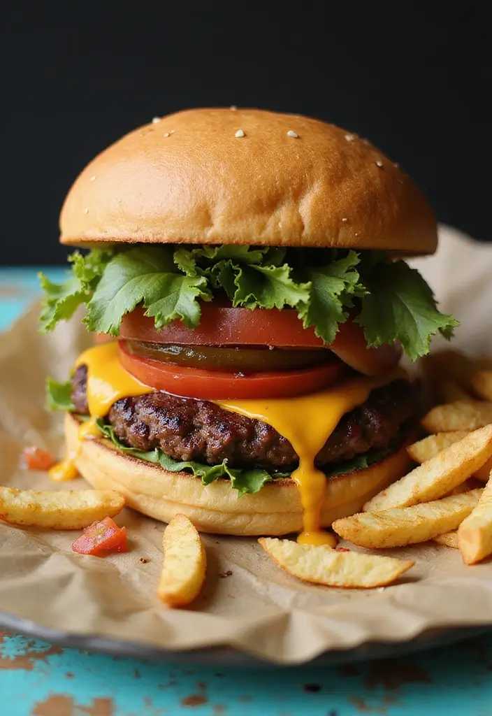 Homemade Copycat Restaurant Recipes: Vegan Versions of Your Favorites - 1. Vegan Cheeseburger