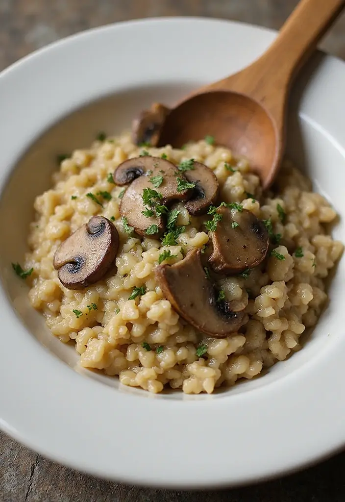 Homemade Copycat Restaurant Recipes: Vegan Versions of Your Favorites - 7. Vegan Mushroom Risotto