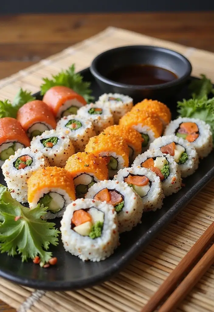 Homemade Copycat Restaurant Recipes: Vegan Versions of Your Favorites - 9. Vegan Sushi Rolls