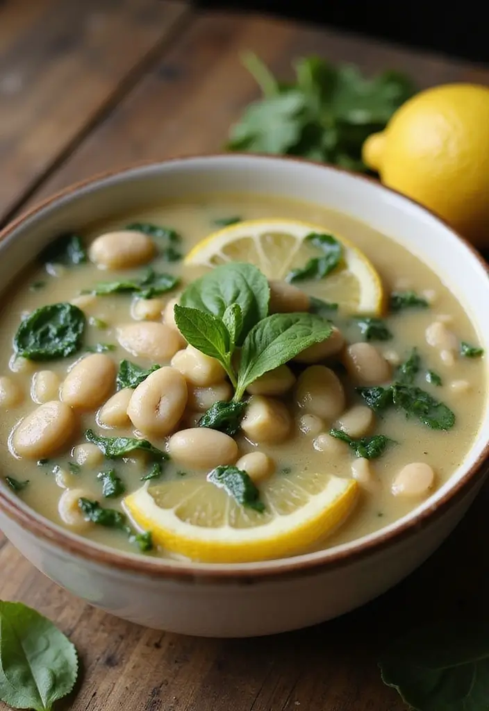 Indulge in Creamy White Bean Recipes: Soups, Dips, and Stews - 1. Creamy White Bean and Spinach Soup