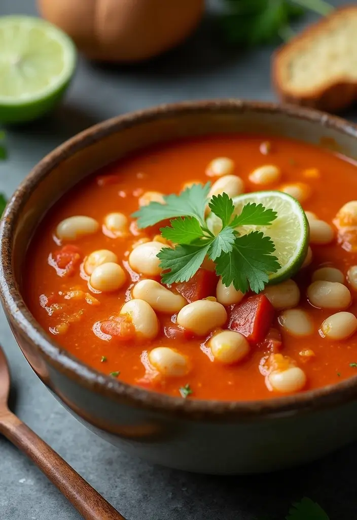Indulge in Creamy White Bean Recipes: Soups, Dips, and Stews - 5. Spicy White Bean and Tomato Soup