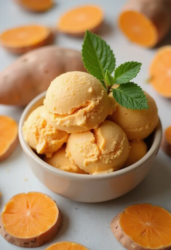 Indulgent Sweet Potato Dessert Recipes: Pies, Cakes, and Puddings - 8. Sweet Potato Ice Cream