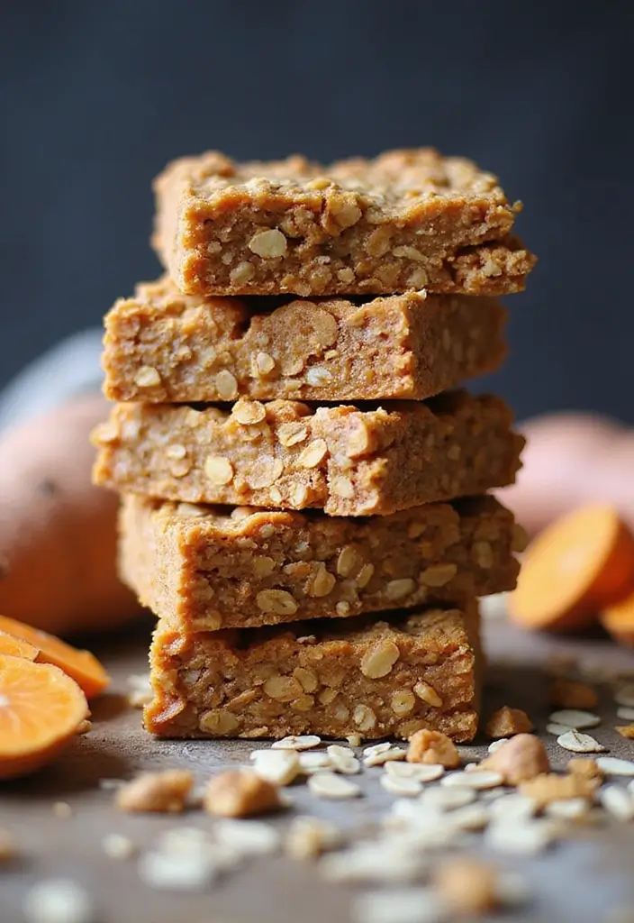 Indulgent Sweet Potato Dessert Recipes: Pies, Cakes, and Puddings - 9. Sweet Potato Granola Bars
