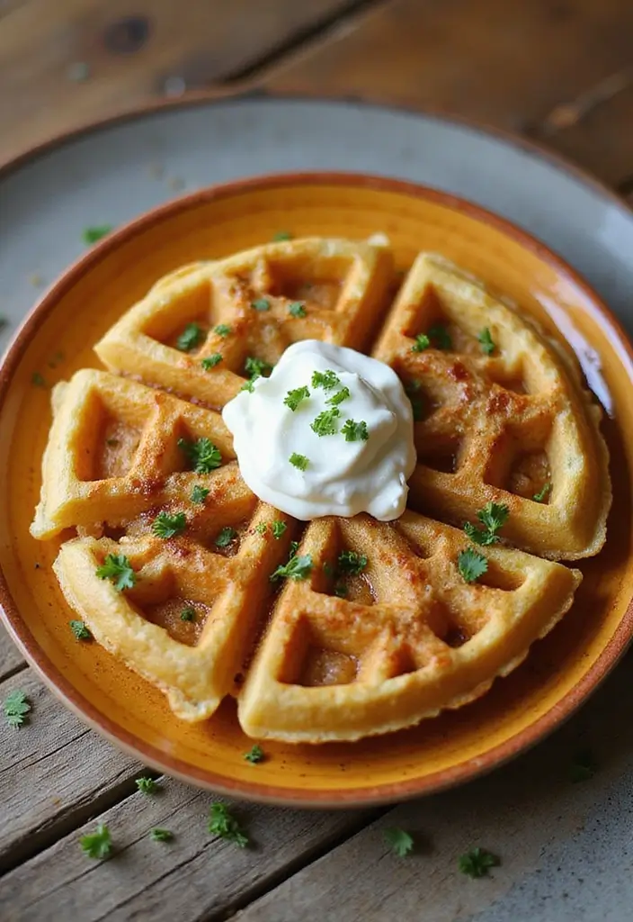 Innovative Waffle Iron Recipes: Beyond Breakfast Waffles - 5. Savory Potato Waffles