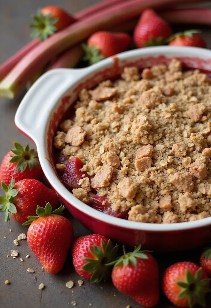 Inspired Ina Garten Recipes: Barefoot Contessa Favorites Recreated - 4. Strawberry Rhubarb Crisp