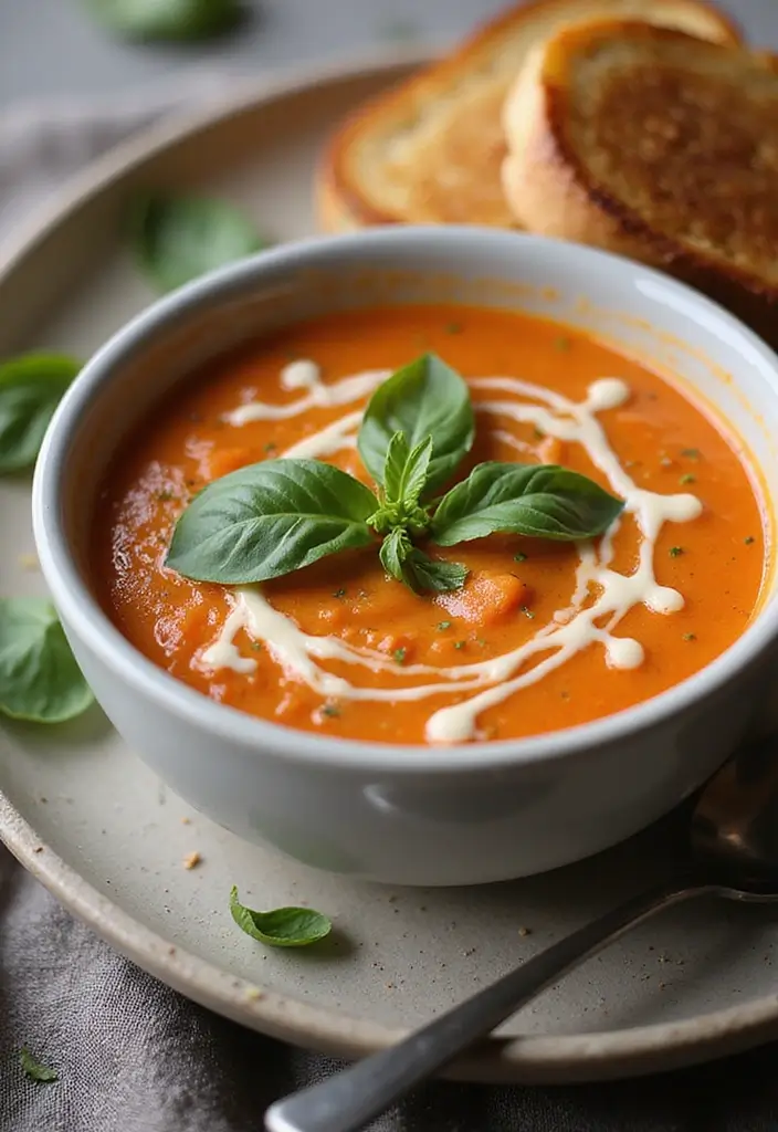 Inspired Ina Garten Recipes: Barefoot Contessa Favorites Recreated - 5. Creamy Tomato Basil Soup