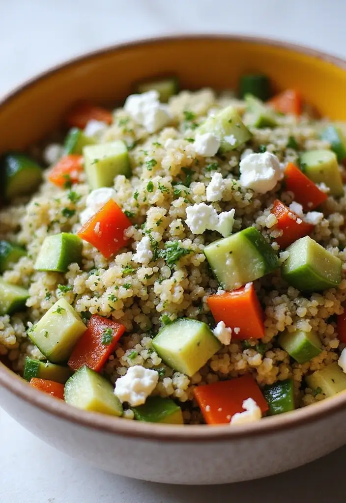Inspired Ina Garten Recipes: Barefoot Contessa Favorites Recreated - 9. Herbed Quinoa Salad with Feta