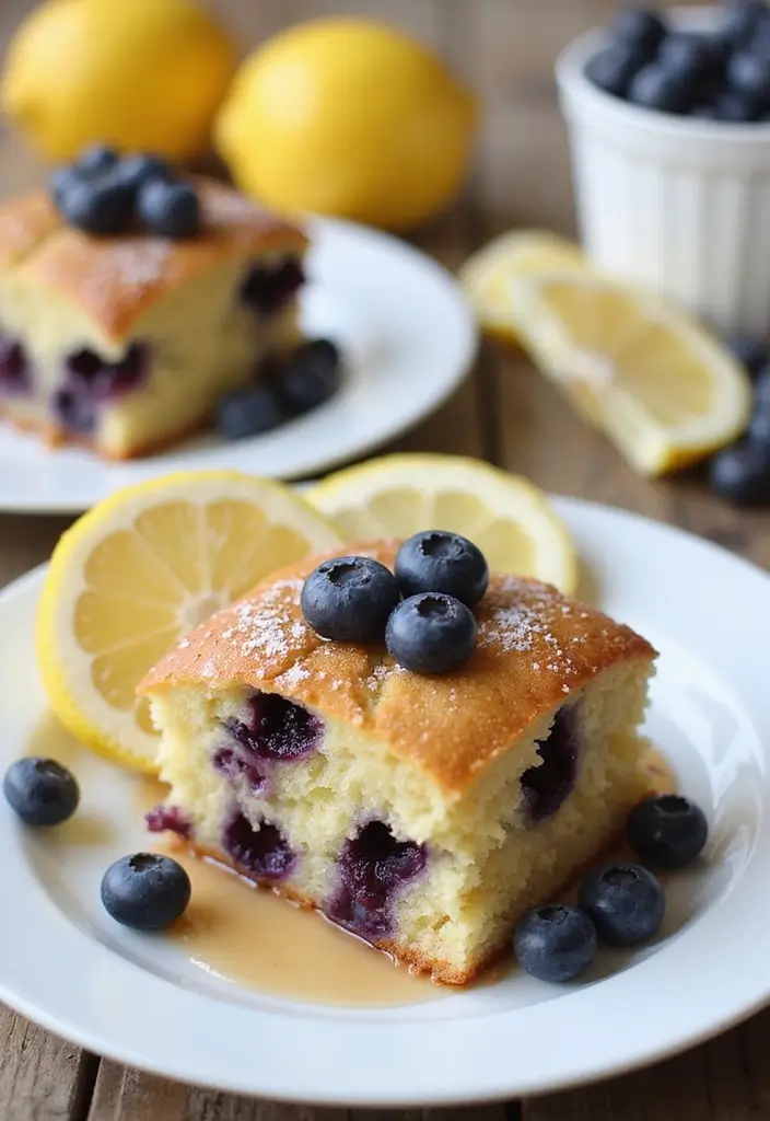 Irresistible Coffee Cake Recipes: Perfect for Morning Coffee Breaks - 2. Lemon Blueberry Gluten-Free Coffee Cake