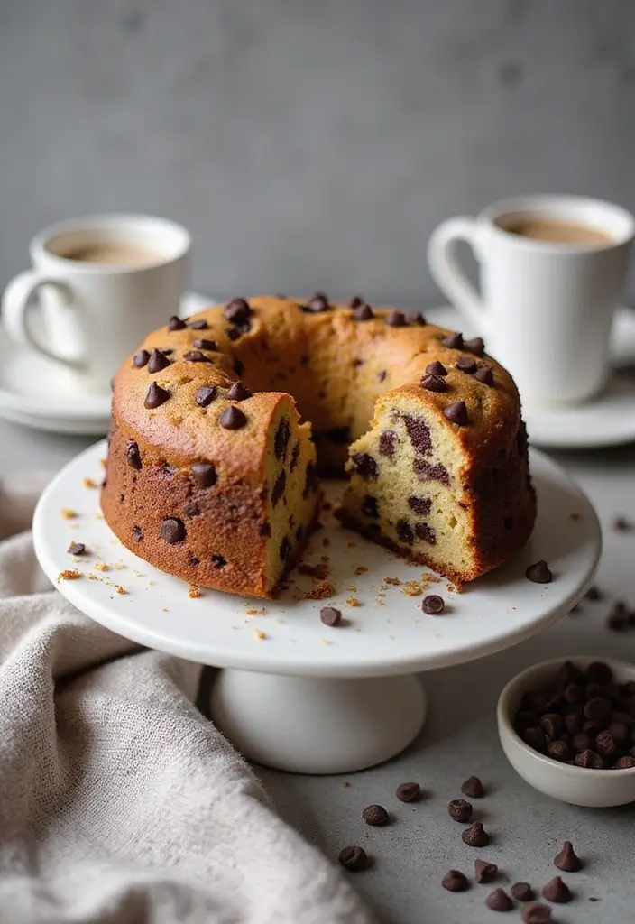 Irresistible Coffee Cake Recipes: Perfect for Morning Coffee Breaks - 3. Chocolate Chip Gluten-Free Coffee Cake