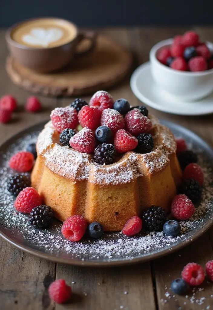 Irresistible Coffee Cake Recipes: Perfect for Morning Coffee Breaks - 9. Berry Medley Gluten-Free Coffee Cake
