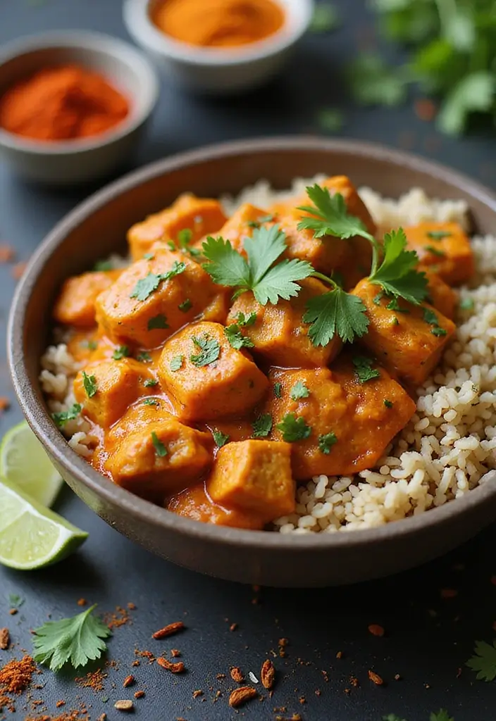 Irresistible Spiced Chicken Recipes: Curry and Tandoori Styles - 1. Low-Calorie Chicken Tikka Masala