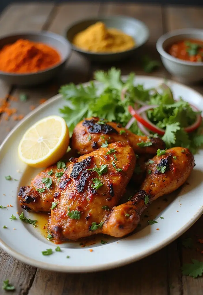 Irresistible Spiced Chicken Recipes: Curry and Tandoori Styles - 2. Healthier Tandoori Chicken