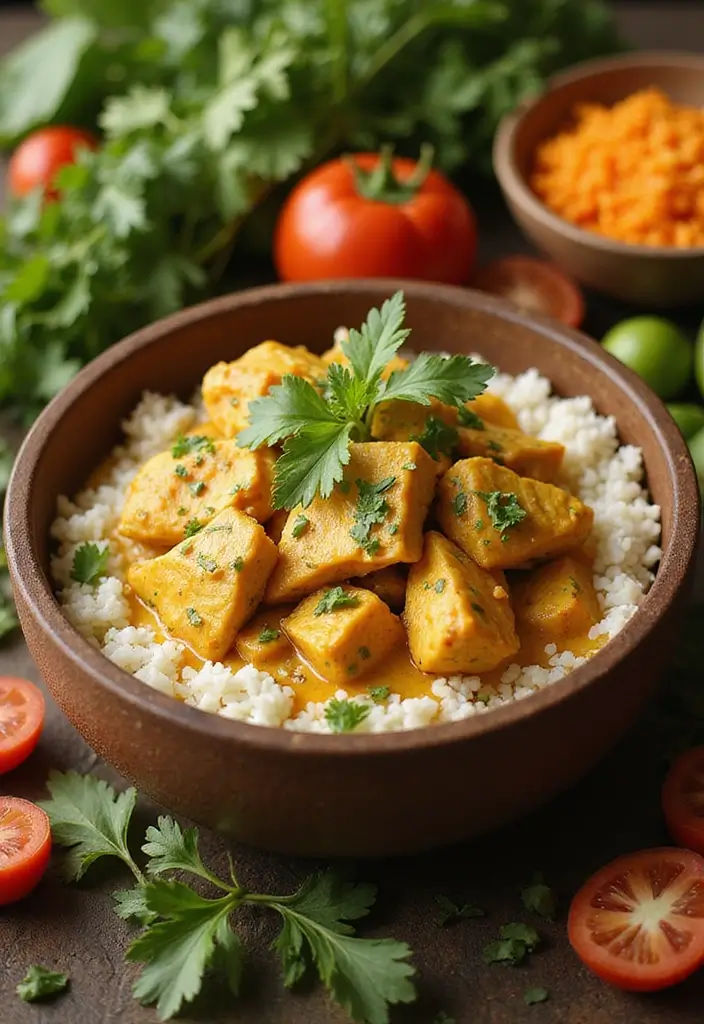 Irresistible Spiced Chicken Recipes: Curry and Tandoori Styles - 3. Coconut Curry Chicken