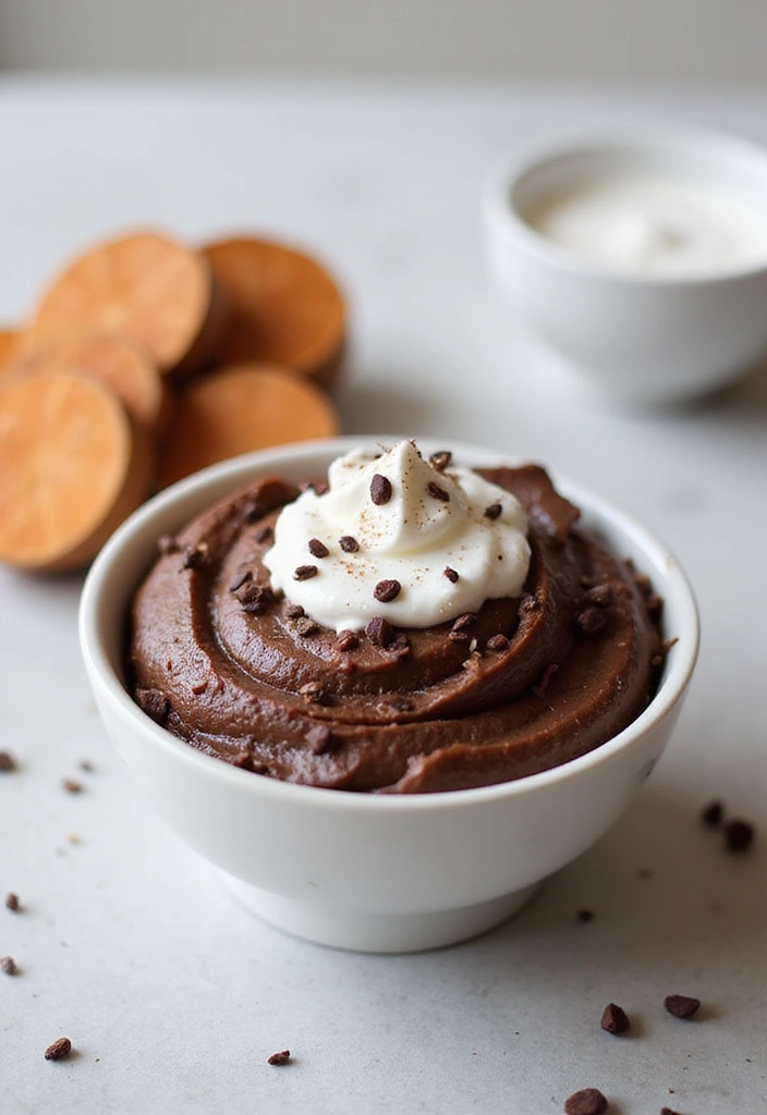 Irresistibly Delicious: 10 Plant-Powered Vegan Sweet Potato Recipes - 1. Creamy Sweet Potato Chocolate Mousse