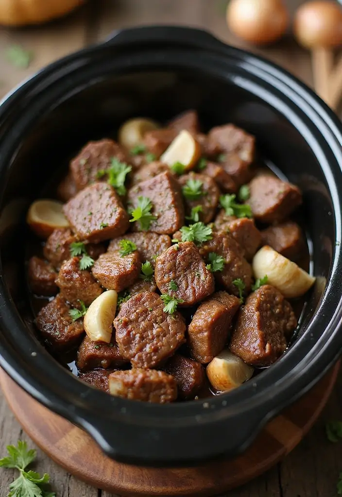 Juicy French Dip Recipe: Sandwich with Au Jus Dipping - 1. Classic Slow Cooker French Dip